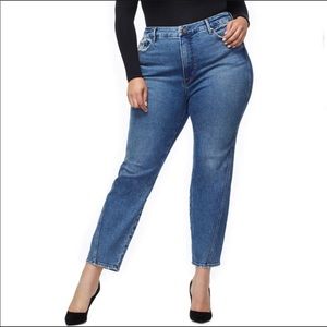 Good American Jeans Twisted Seam High Rise Plus